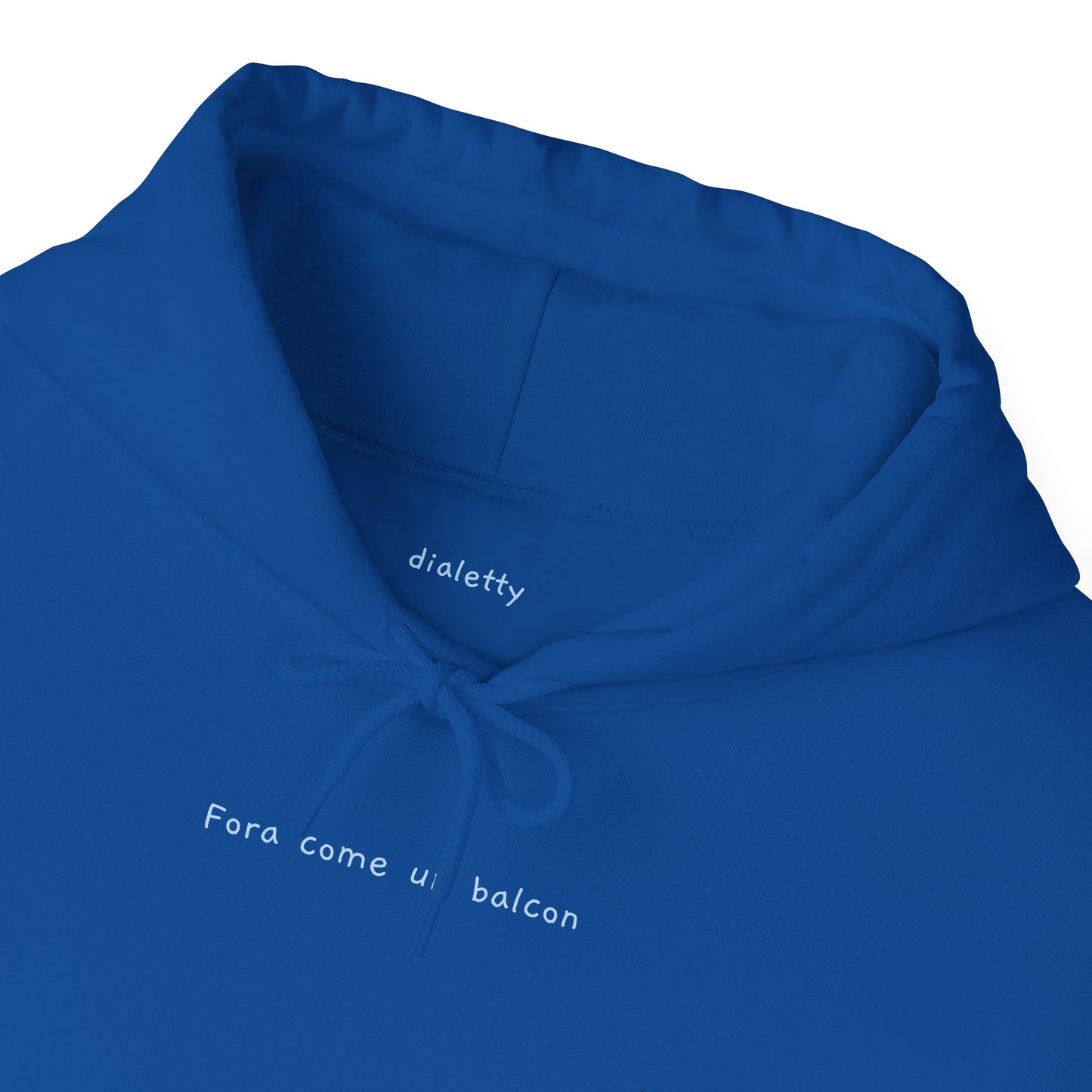 Fora come un balcon – Felpa unisex con cappuccio