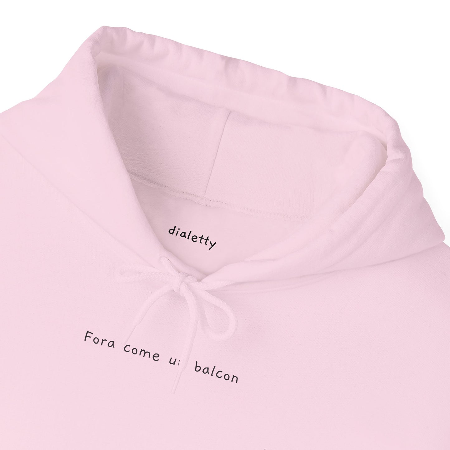 Fora come un balcon – Felpa unisex con cappuccio