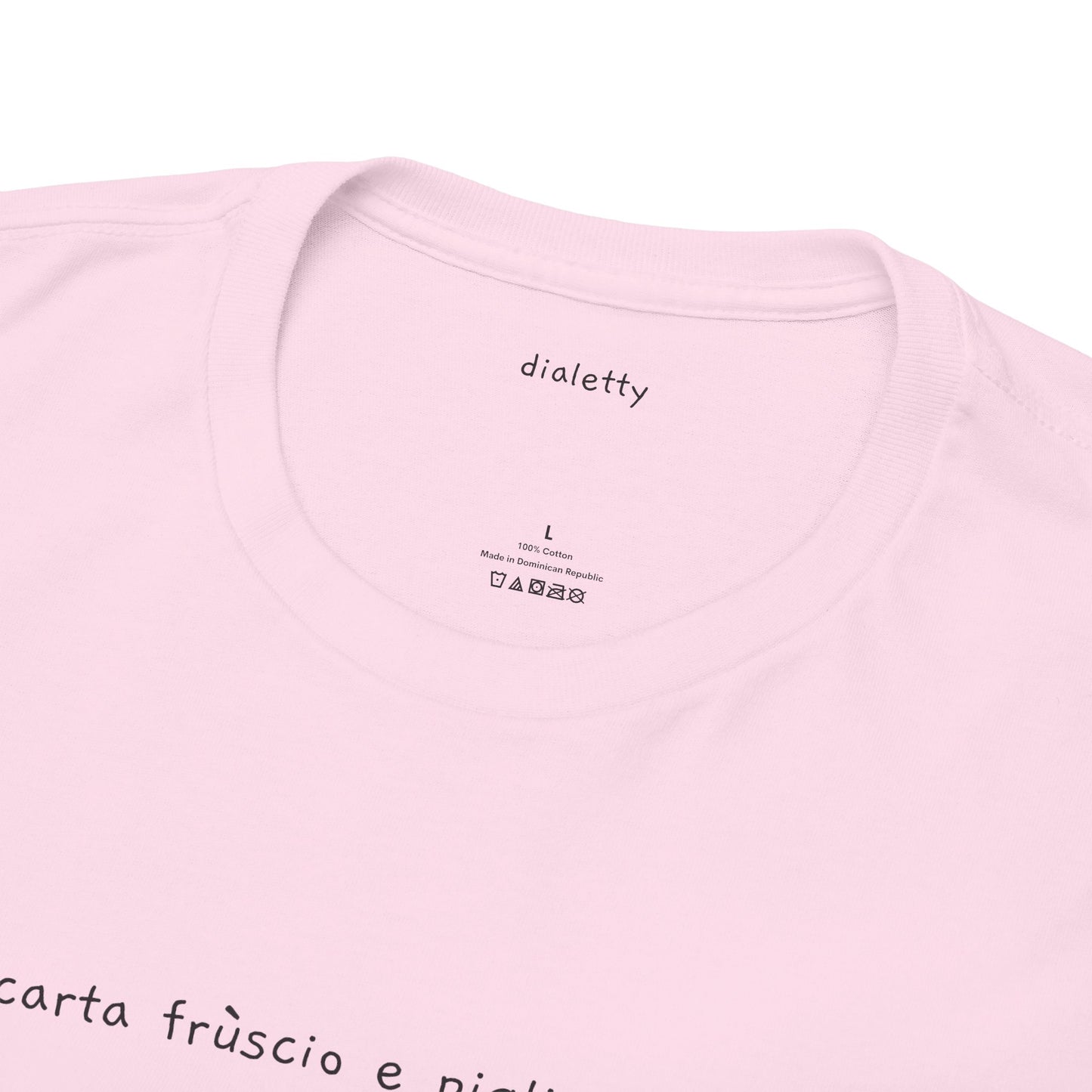 Scarta frùscio e piglia primera – T-Shirt unisex