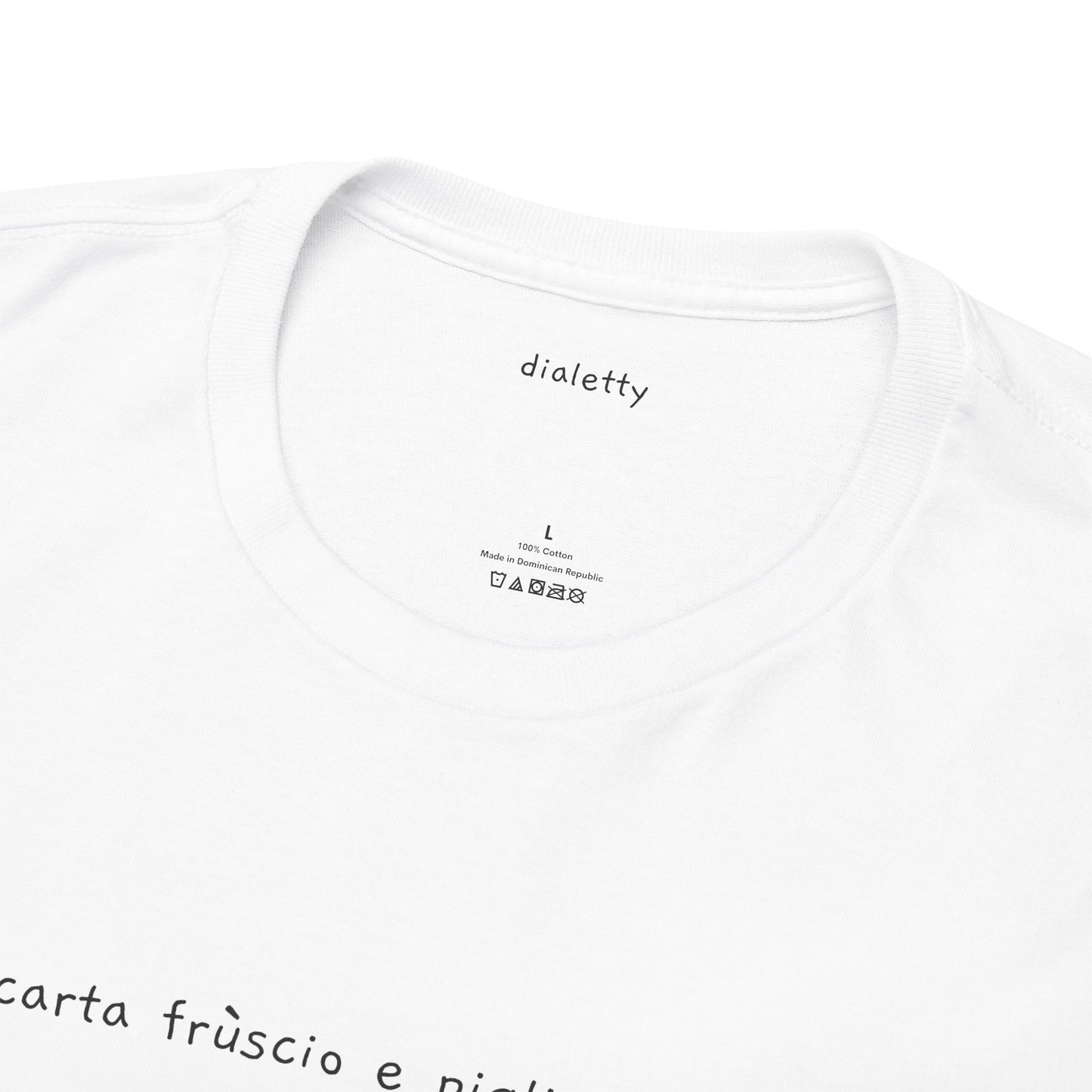 Scarta frùscio e piglia primera – T-Shirt unisex