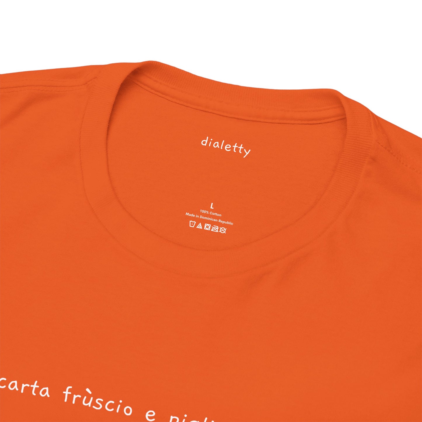 Scarta frùscio e piglia primera – T-Shirt unisex