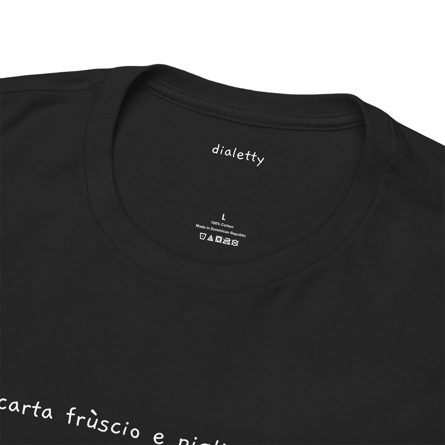 Scarta frùscio e piglia primera – T-Shirt unisex