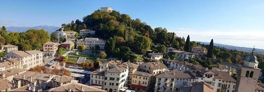 Panorama del centro storico di Asolo in Veneto