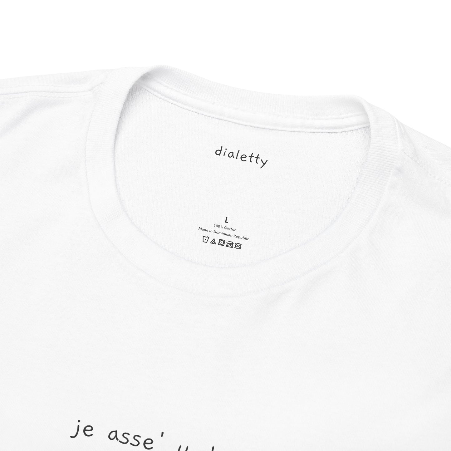 je asse' u dann – T-Shirt unisex