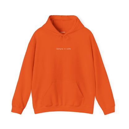 Sempre in volta – Felpa unisex con cappuccio