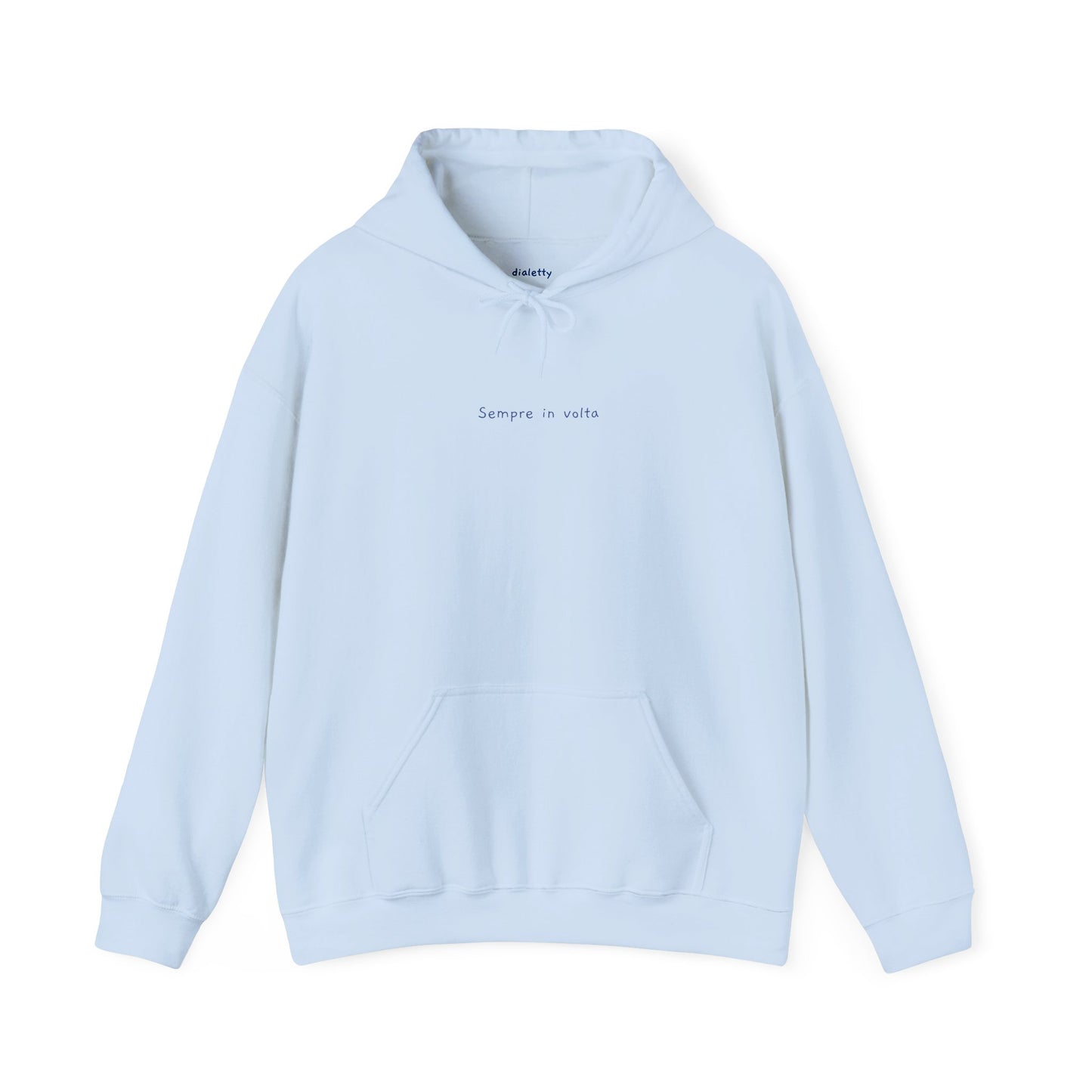 Sempre in volta – Felpa unisex con cappuccio
