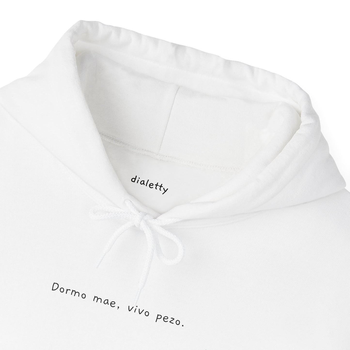 Dormo mae, vivo pezo – Felpa unisex