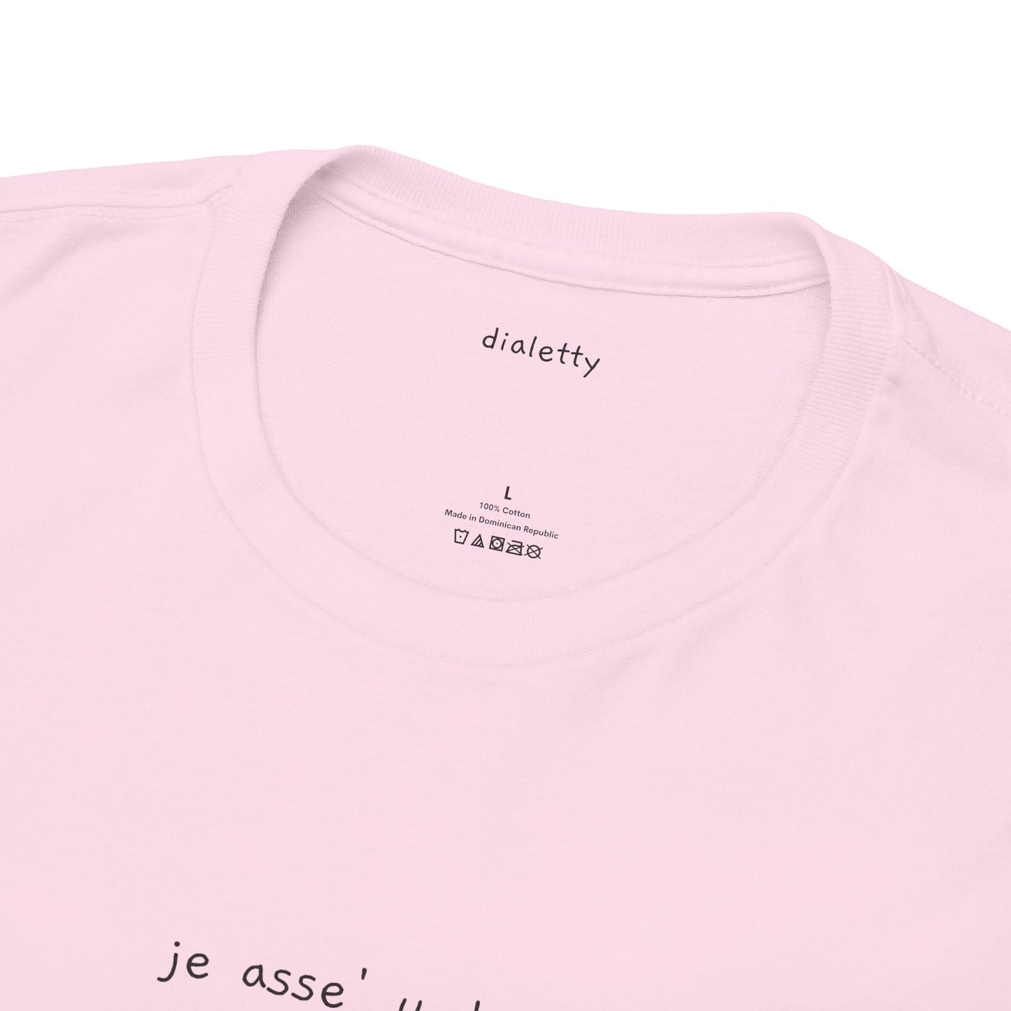 je asse' u dann – T-Shirt unisex