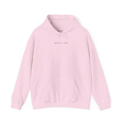 Sempre in volta – Felpa unisex con cappuccio