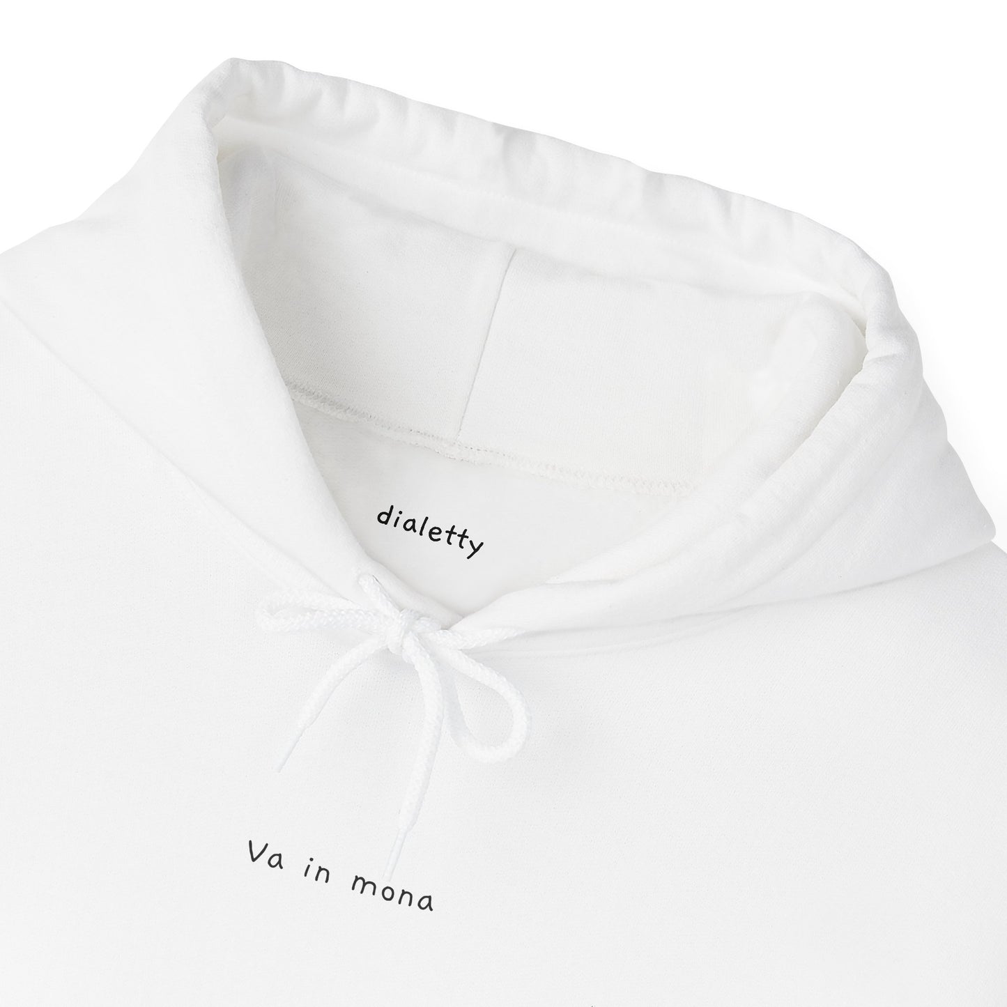 Va in mona – Felpa unisex con cappuccio