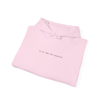 Le xe robe che cossavutto  – Felpa unisex con capuccio