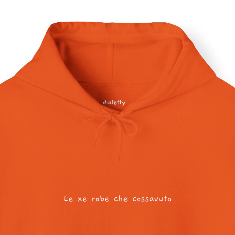 Le xe robe che cossavutto  – Felpa unisex con capuccio
