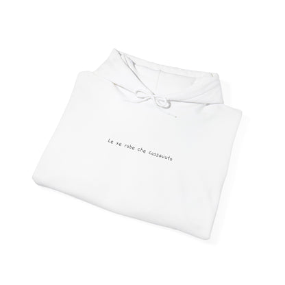 Le xe robe che cossavutto  – Felpa unisex con capuccio