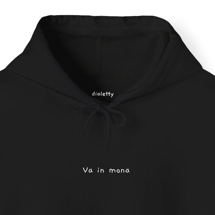 Va in mona – Felpa unisex con cappuccio